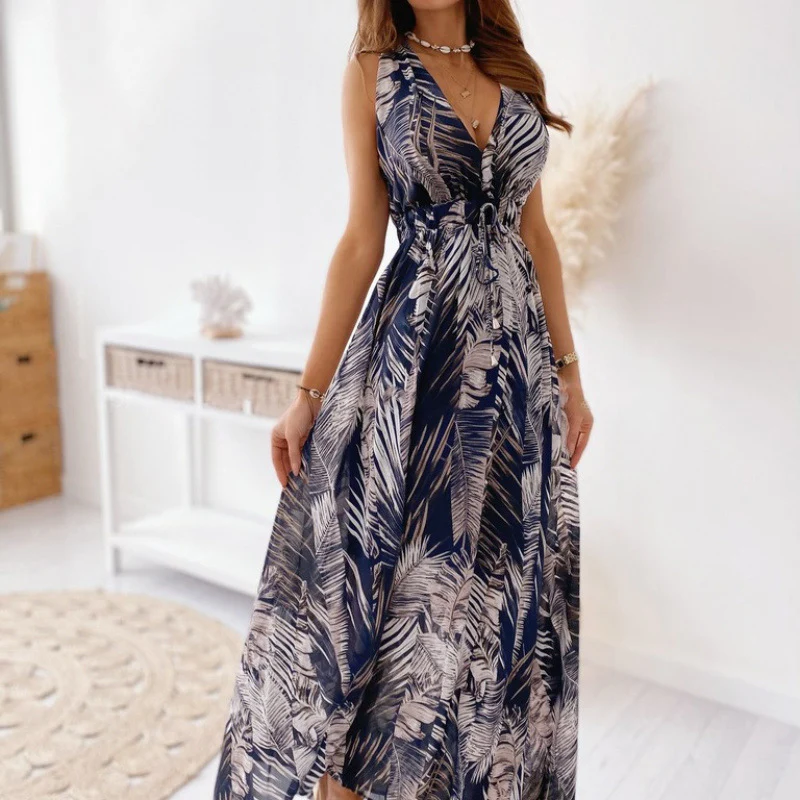 Elegantes Tropical Maxi Kleid für Damen Heidi-Mode - Image 2
