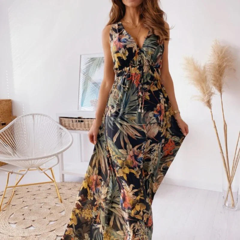Elegantes Tropical Maxi Kleid für Damen Heidi-Mode - Image 8