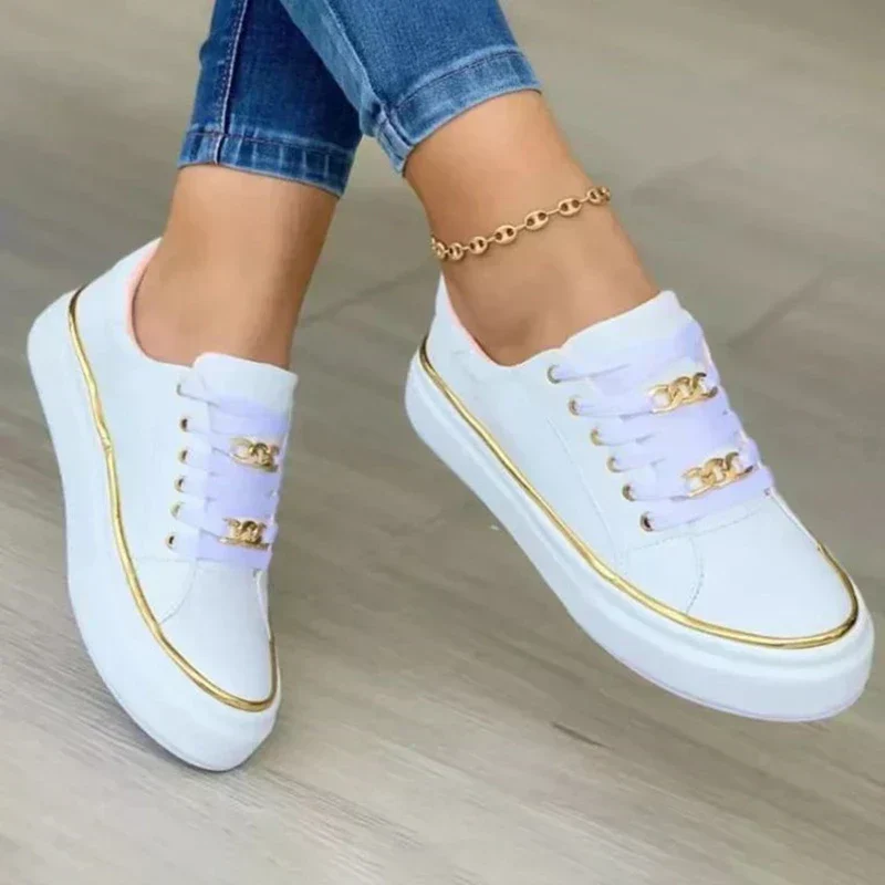 Damen Sneakers | Bequem | Schnürschuhe | Sneakers für den täglichen Gebrauch | Damenschuhe Heidi Mode - Image 4