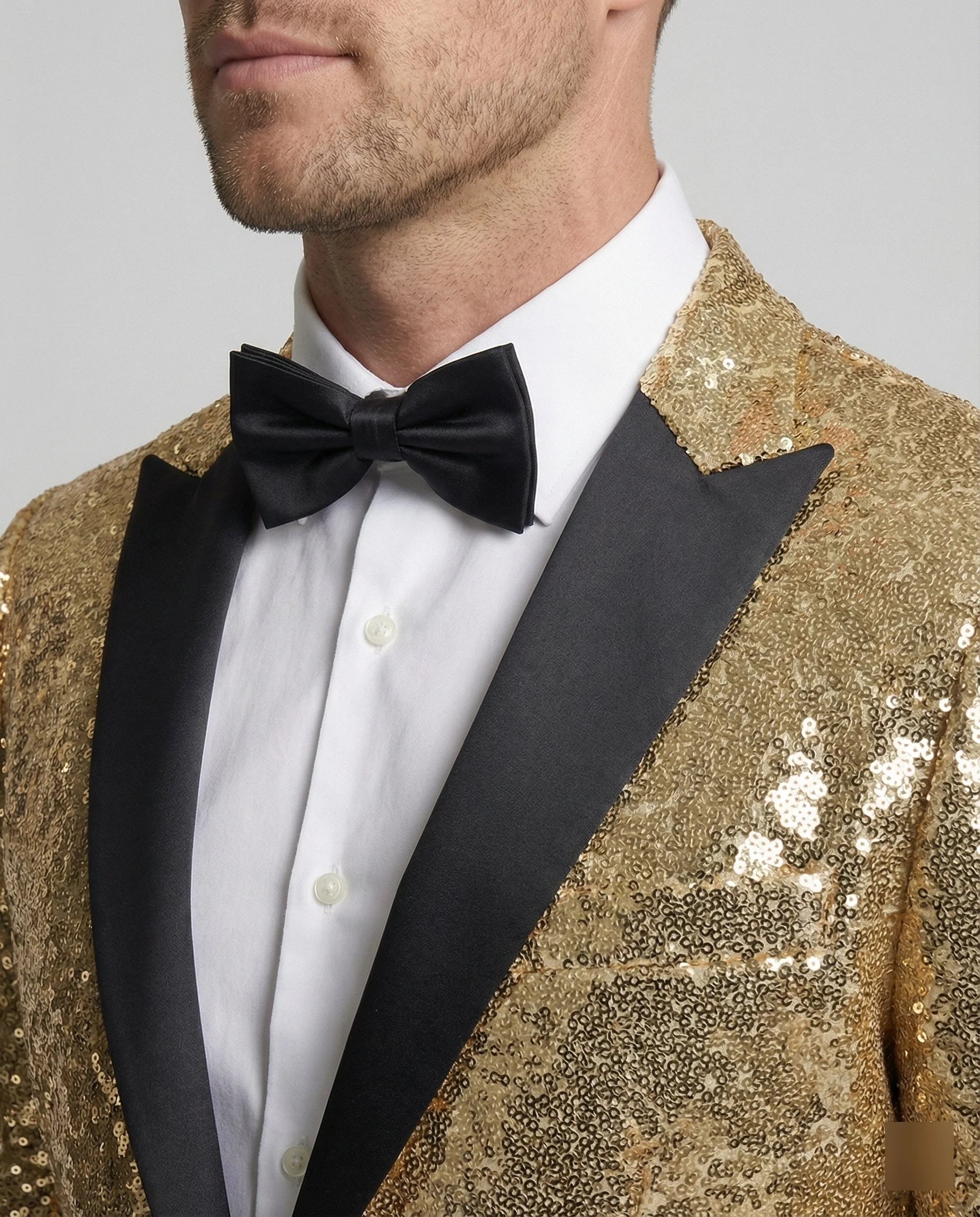 Glänzender Herren Pailletten Blazer - Image 5