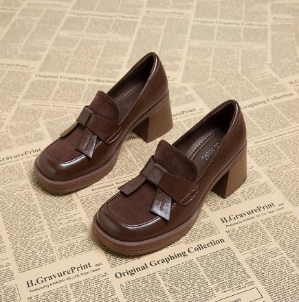 Grobe Lederschuhe Heidi Mode - Image 2