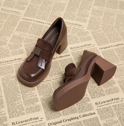 Grobe Lederschuhe Heidi Mode - Image 3