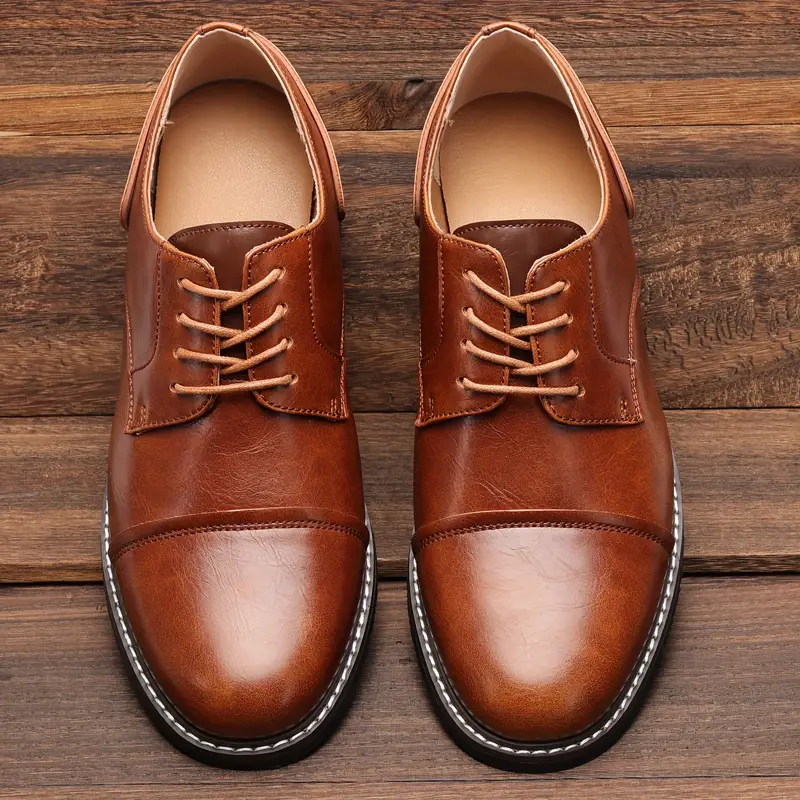 solide vintage-derby-schuhe für herren Heidi Mode - Image 9