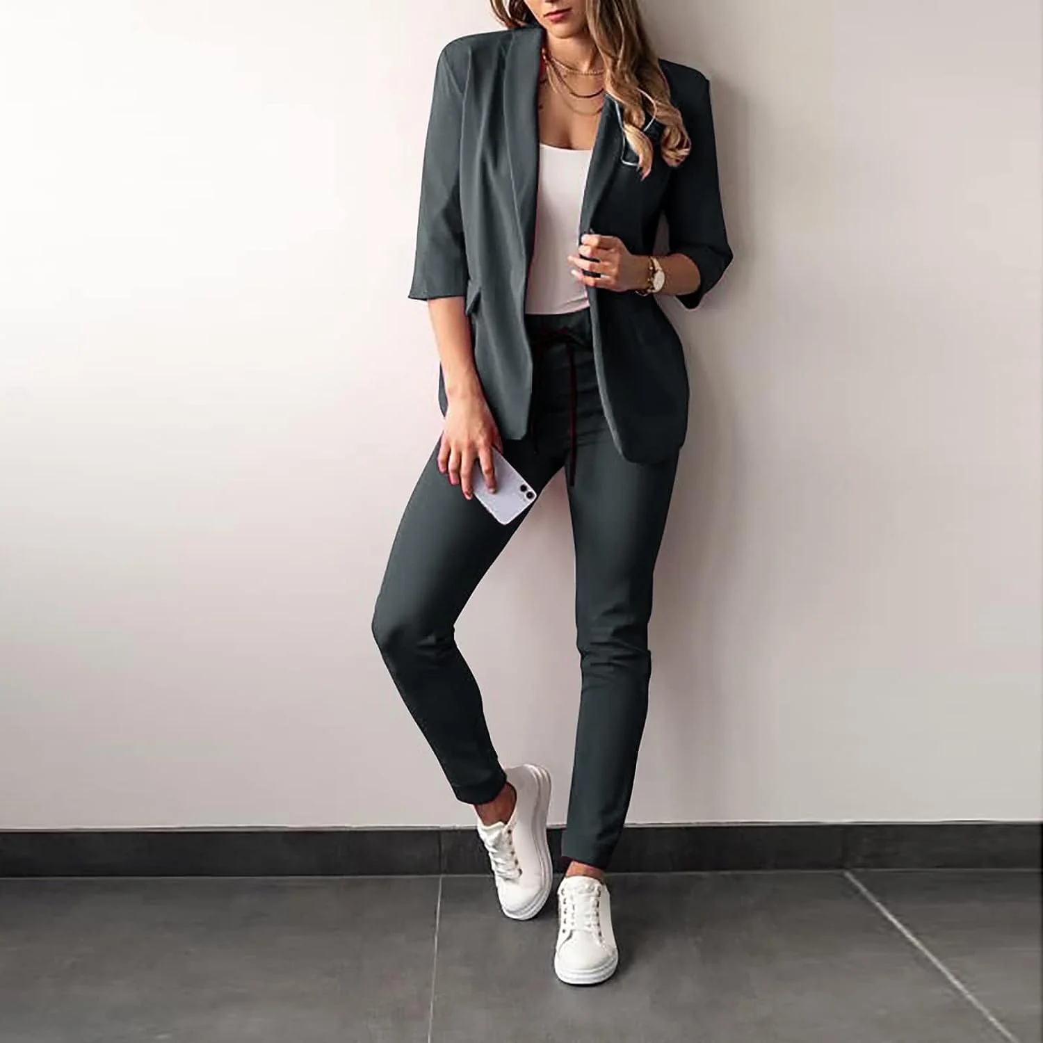 Heidi-Mode | 2-Teiliger Damenanzug Stilvoller Blazer und Hose für Damen - Image 6