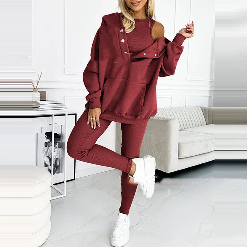 Heidi-Mode | 3-Teiliges Damen-Sportset für Herbst und Winter - Image 14