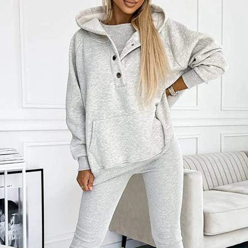 Heidi-Mode | 3-Teiliges Damen-Sportset für Herbst und Winter - Image 8