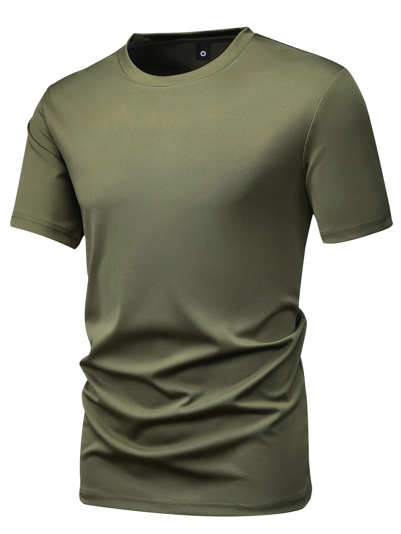Heidi-Mode | 3Er Pack Herren T-Shirts mit Kurzen Ärmeln, Sommerliche Einfarbige Farbe - Image 2