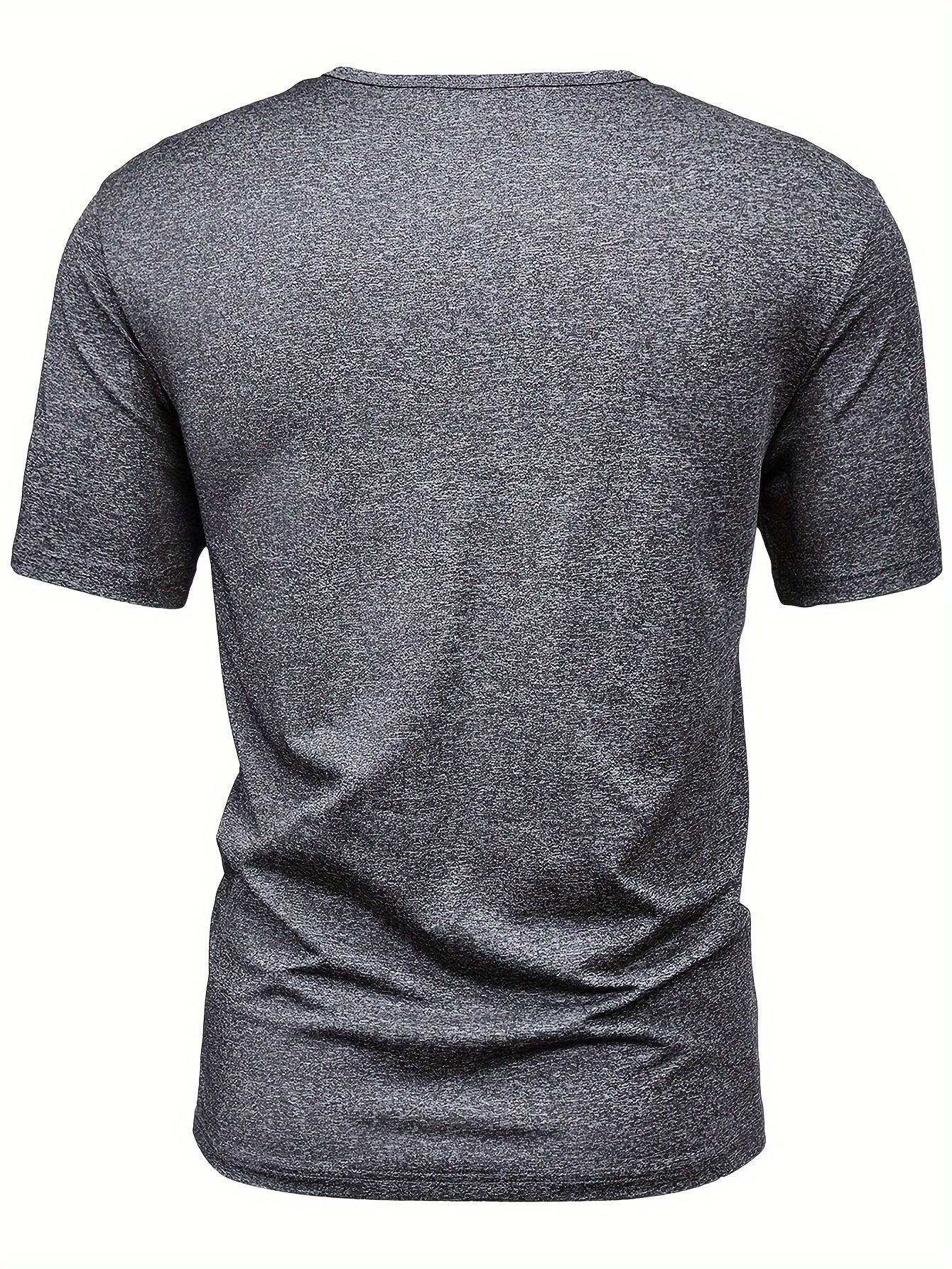 Heidi-Mode | 3Er Pack Herren T-Shirts mit Kurzen Ärmeln, Sommerliche Einfarbige Farbe - Image 5