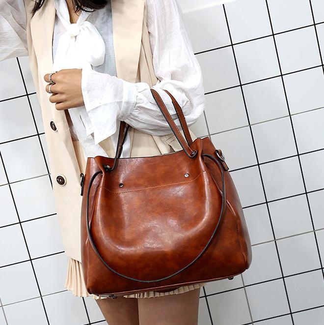 Heidi-Mode | 4 Teiliges Weinlese Handtaschensatz für Damen - Image 6