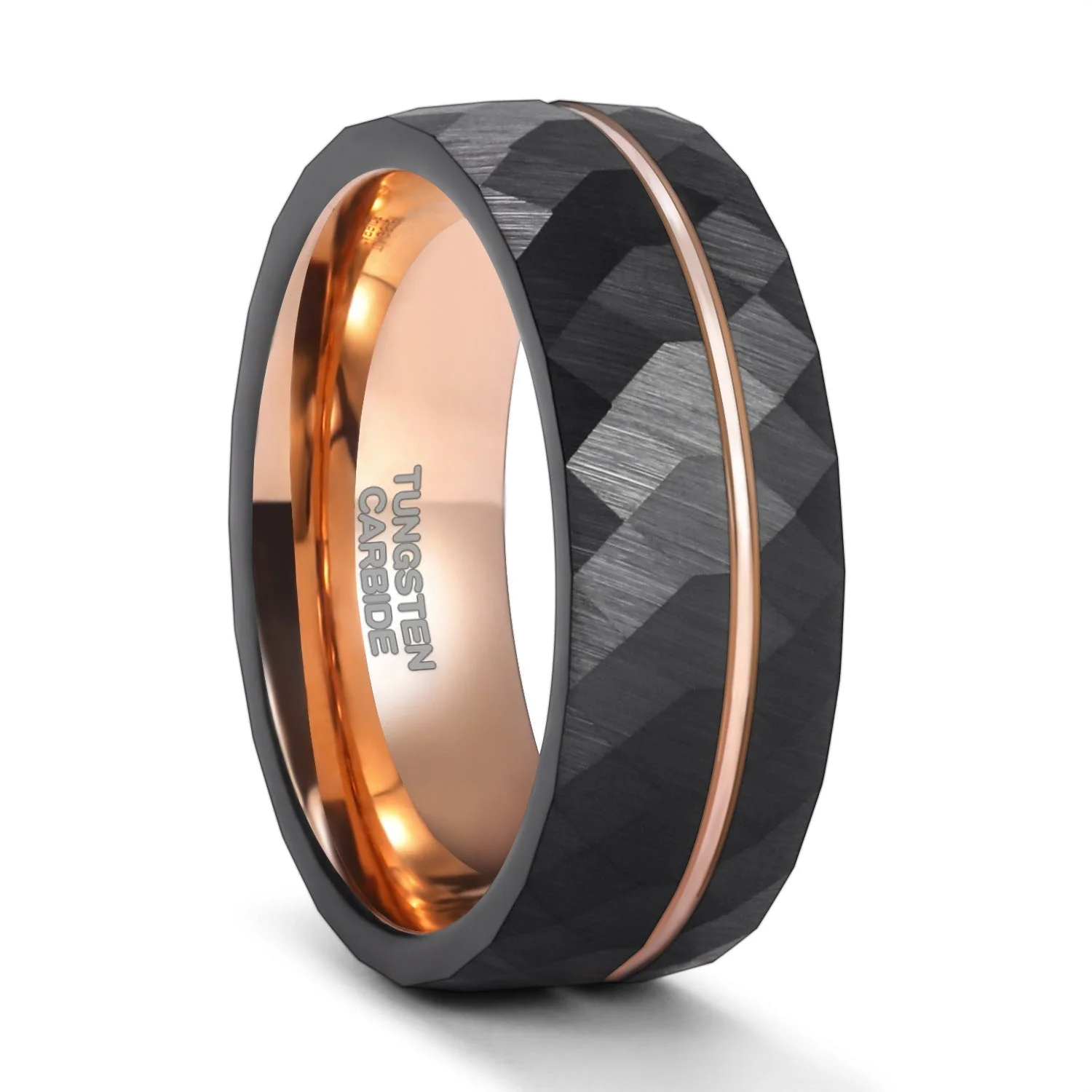 Heidi-Mode | 8Mm Edelstein Ring mit Turmalin Gefertigt Aus Schwarzem Heidi-Moderamkarbid - Image 4