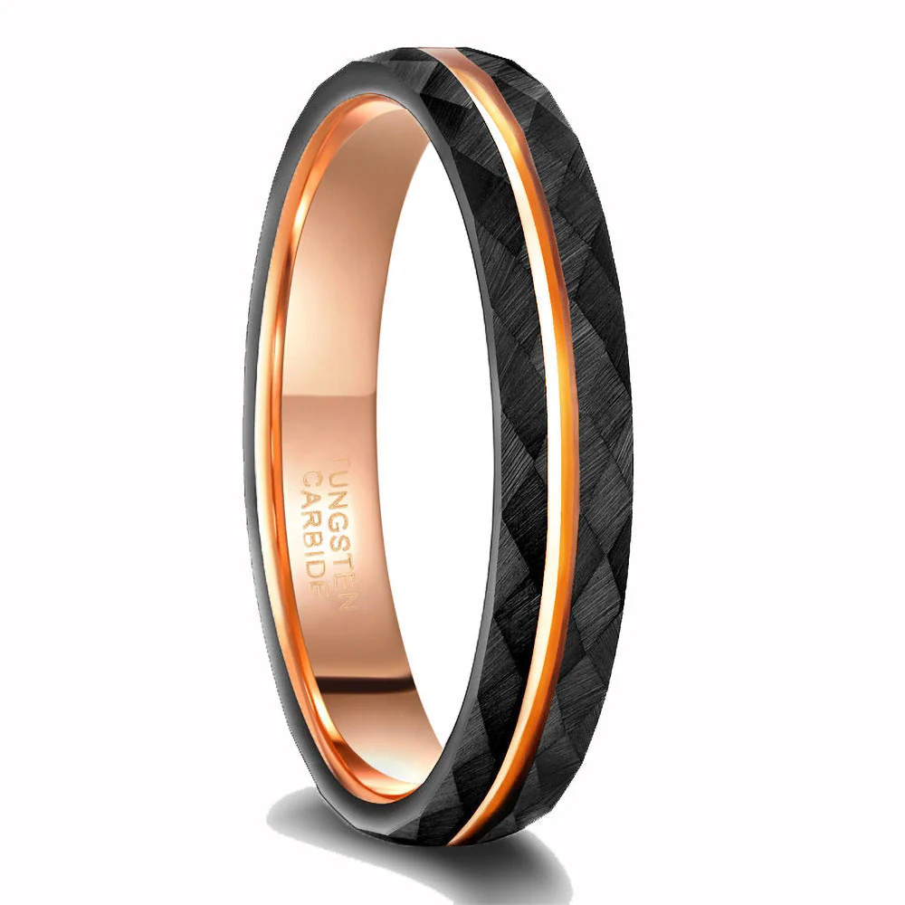Heidi-Mode | 8Mm Edelstein Ring mit Turmalin Gefertigt Aus Schwarzem Heidi-Moderamkarbid - Image 5