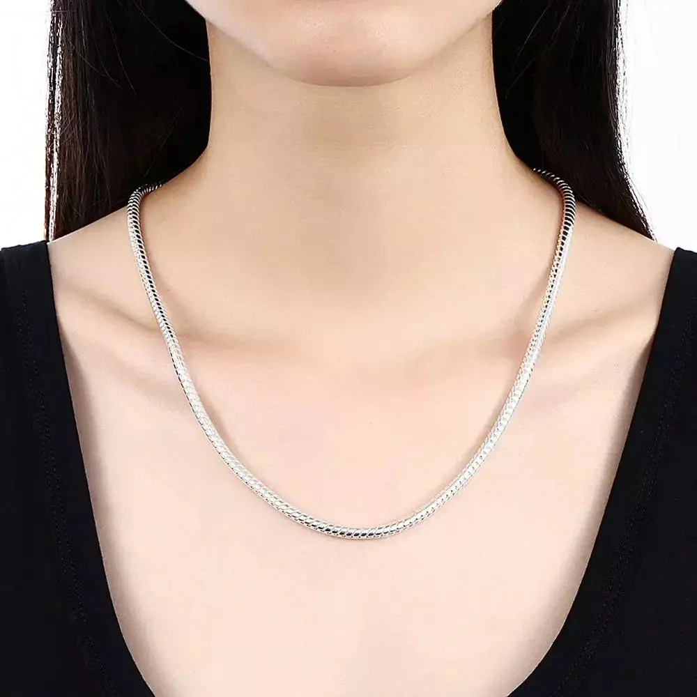 Heidi-Mode | 925 3Mm Sterling Silber Schlangen Kette - Image 7