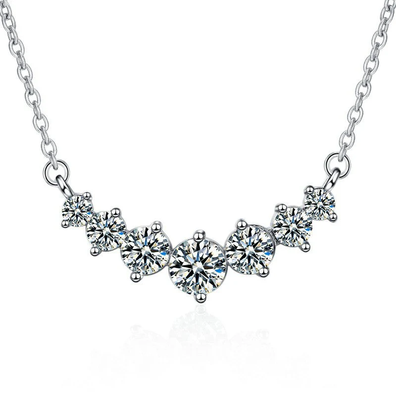 Heidi-Mode | 925 Sterling Moissanit Halskette - Image 10