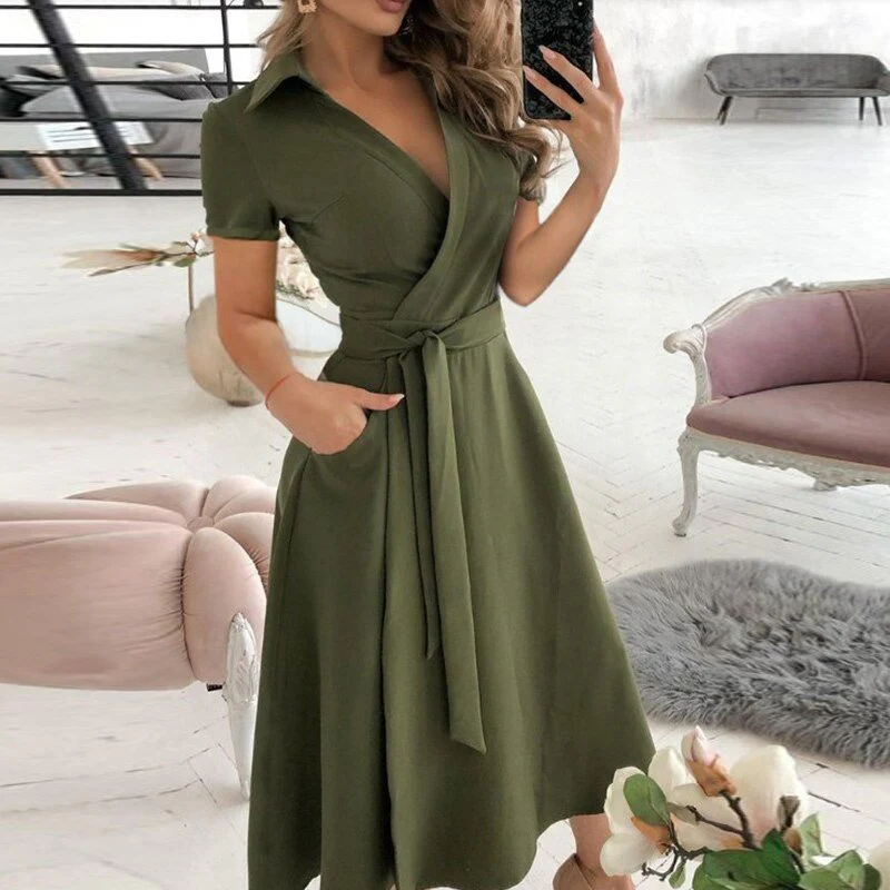 Heidi-Mode | A-Linien-Kleid Zum Binden - Image 10