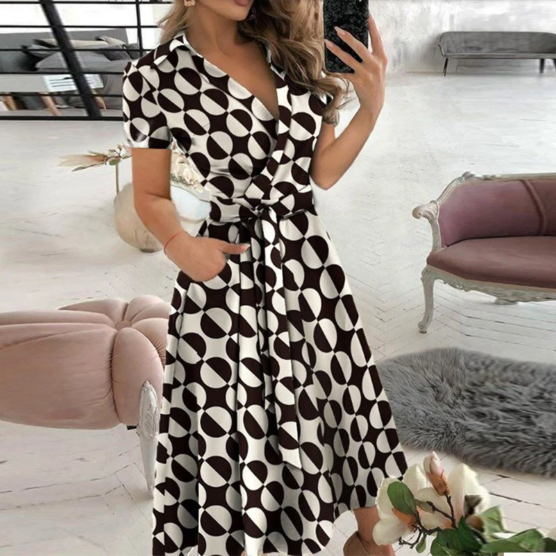 Heidi-Mode | A-Linien-Kleid Zum Binden - Image 6