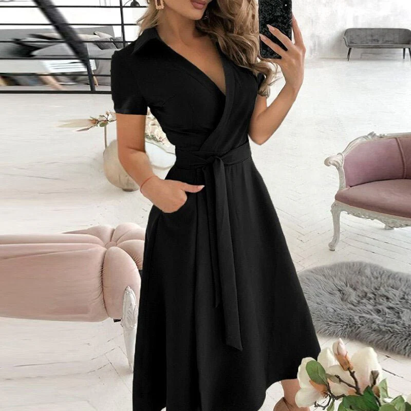Heidi-Mode | A-Linien-Kleid Zum Binden - Image 7