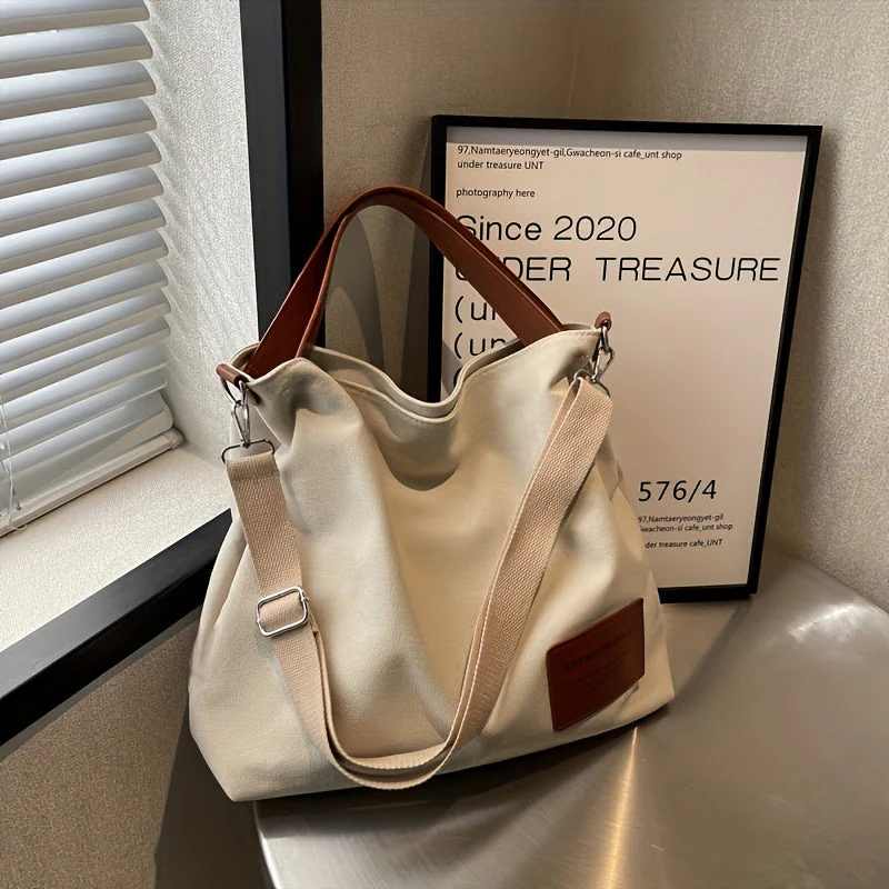 Heidi-Mode | Adelebag Schlichte Umhängetasche Aus Canvas - Image 2
