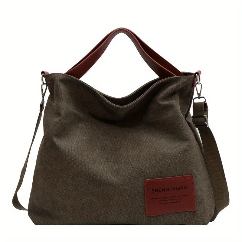 Heidi-Mode | Adelebag Schlichte Umhängetasche Aus Canvas - Image 7