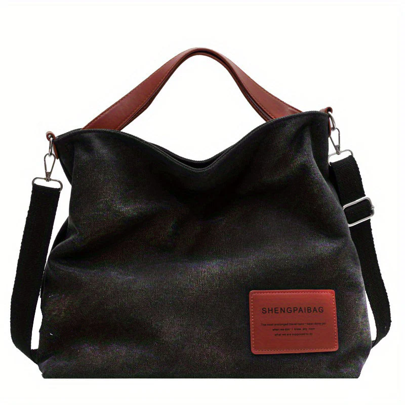 Heidi-Mode | Adelebag Schlichte Umhängetasche Aus Canvas - Image 9