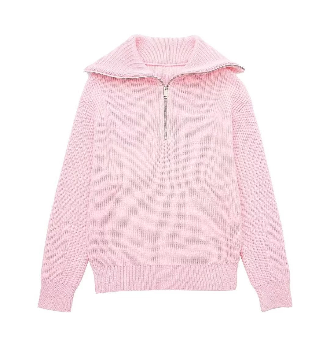 Heidi-Mode | All Match Wollpullover mit Offenem Kragen - Image 13