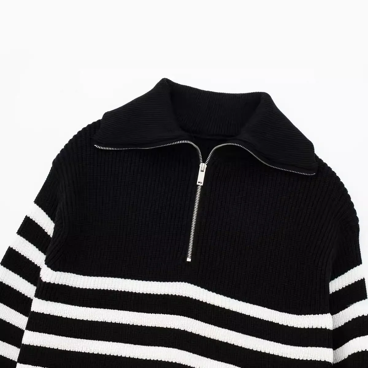 Heidi-Mode | All Match Wollpullover mit Offenem Kragen - Image 2