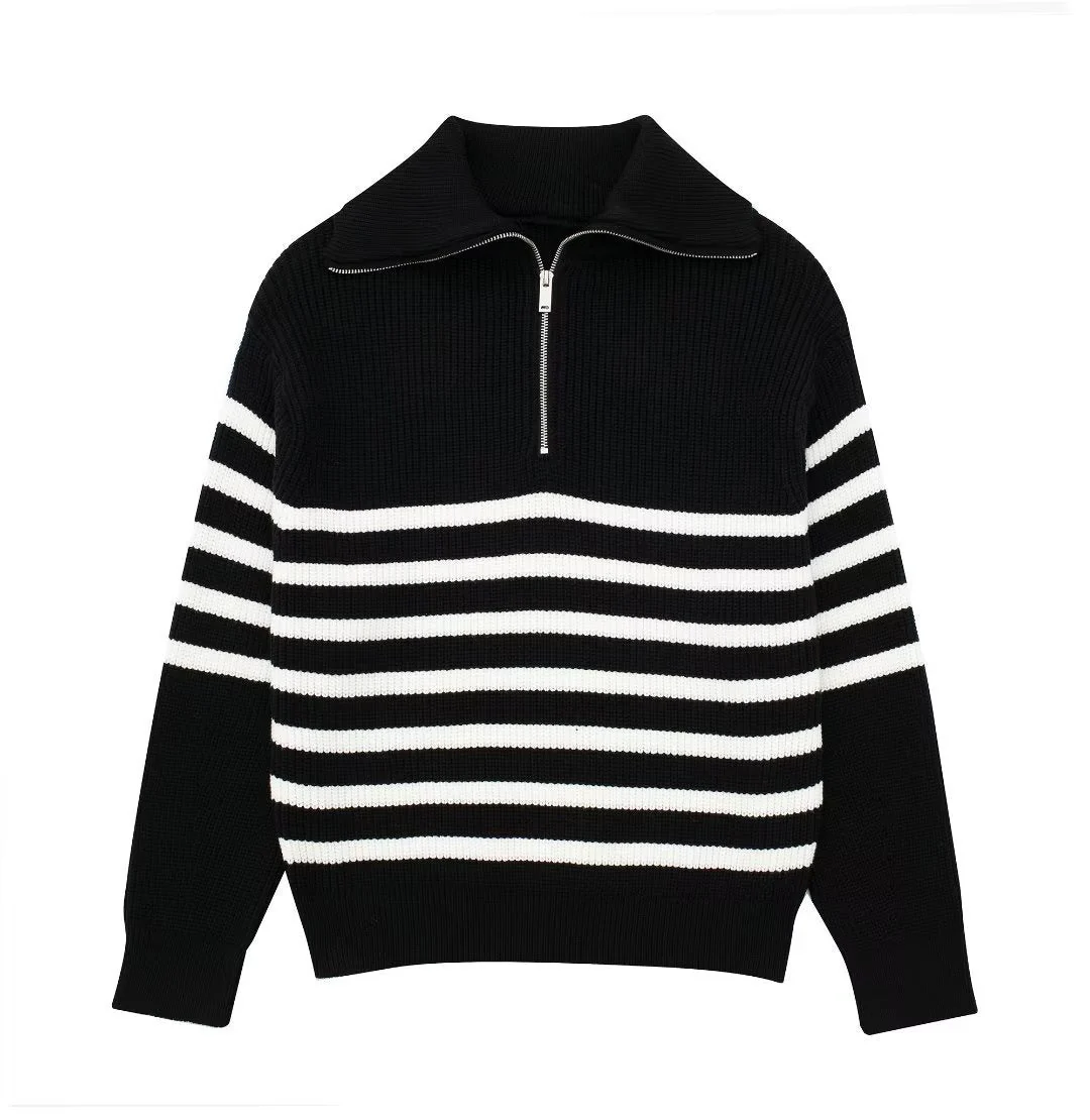 Heidi-Mode | All Match Wollpullover mit Offenem Kragen - Image 4