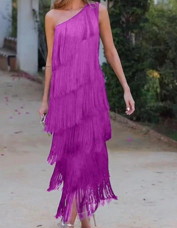 Heidi-Mode | Einzigartige Eleganz Off-The-Shoulder Kleid - Image 5