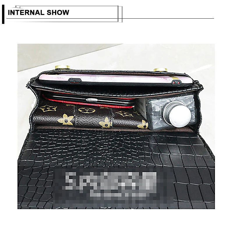 Heidi-Mode | Alligator-Musterte Lässige Bauchtasche - Image 3
