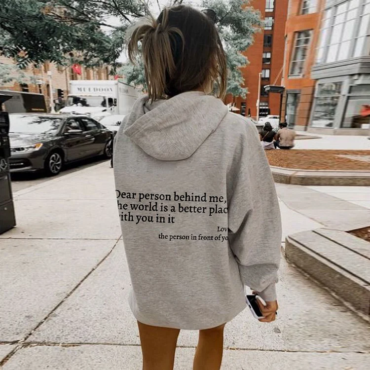 Heidi-Mode | Liebe Person Hinter Mir Unisex Hoodie - Image 11
