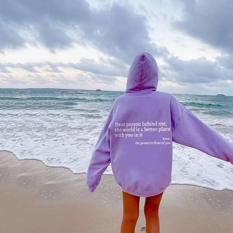 Heidi-Mode | Liebe Person Hinter Mir Unisex Hoodie - Image 13