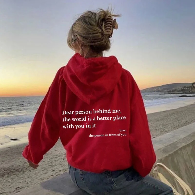 Heidi-Mode | Liebe Person Hinter Mir Unisex Hoodie - Image 15