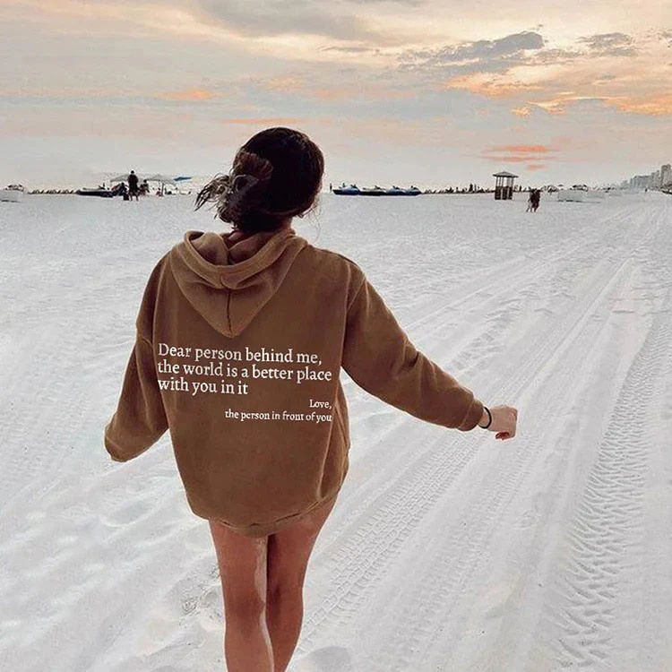 Heidi-Mode | Liebe Person Hinter Mir Unisex Hoodie - Image 18