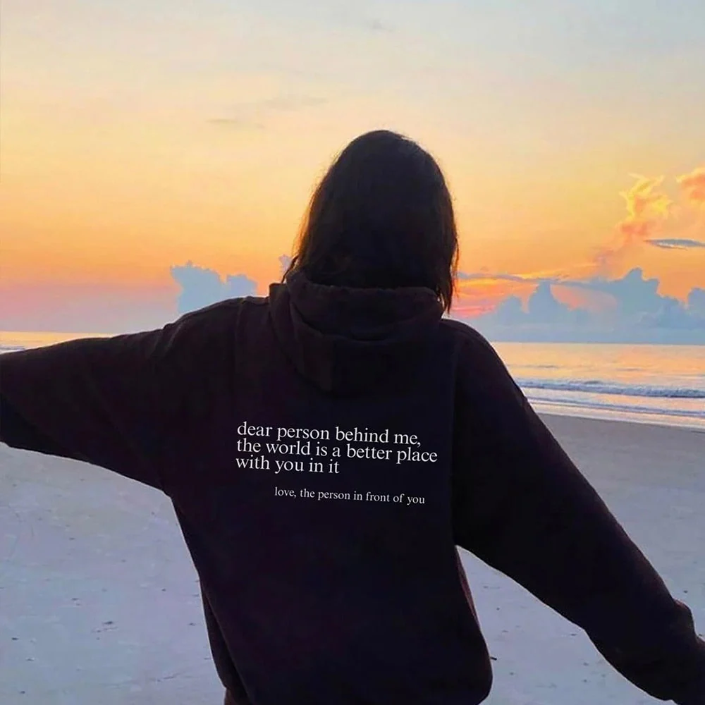 Heidi-Mode | Liebe Person Hinter Mir Unisex Hoodie - Image 9