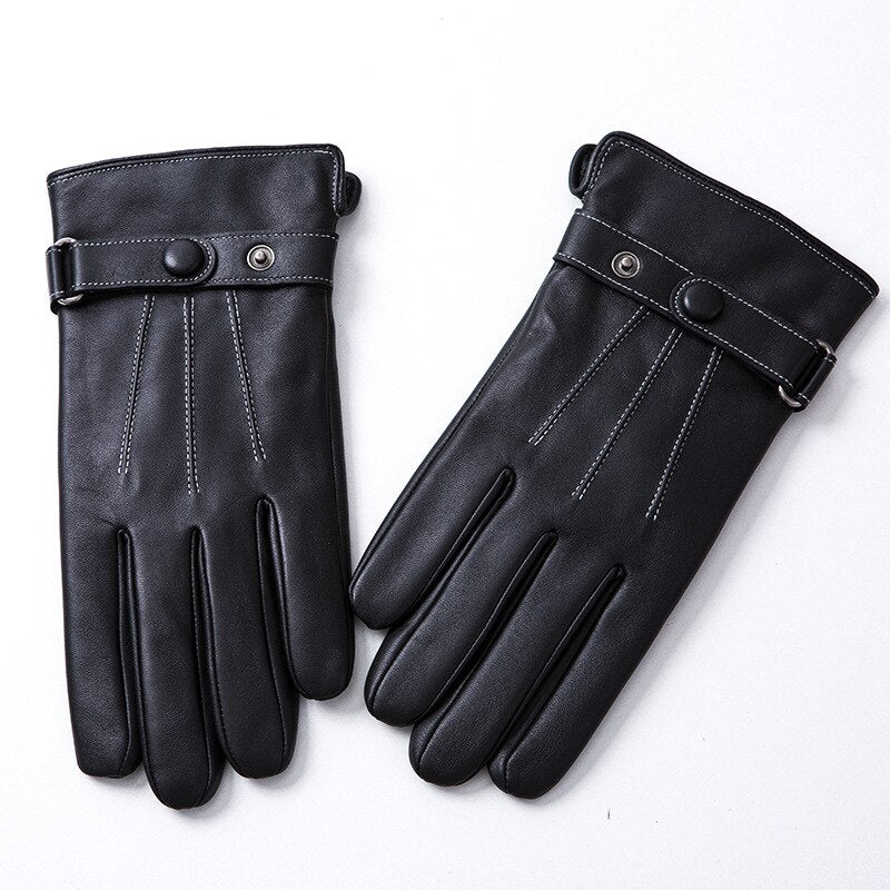 Heidi-Mode | Damen Lederhandschuhe Schaffell Handschuhe Fürs Fahren - Image 3
