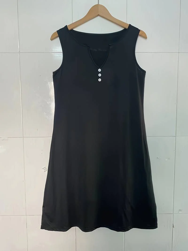 Heidi-Mode | Ärmellos Lockere Passform Boho Kleid Sommerkleid - Image 15