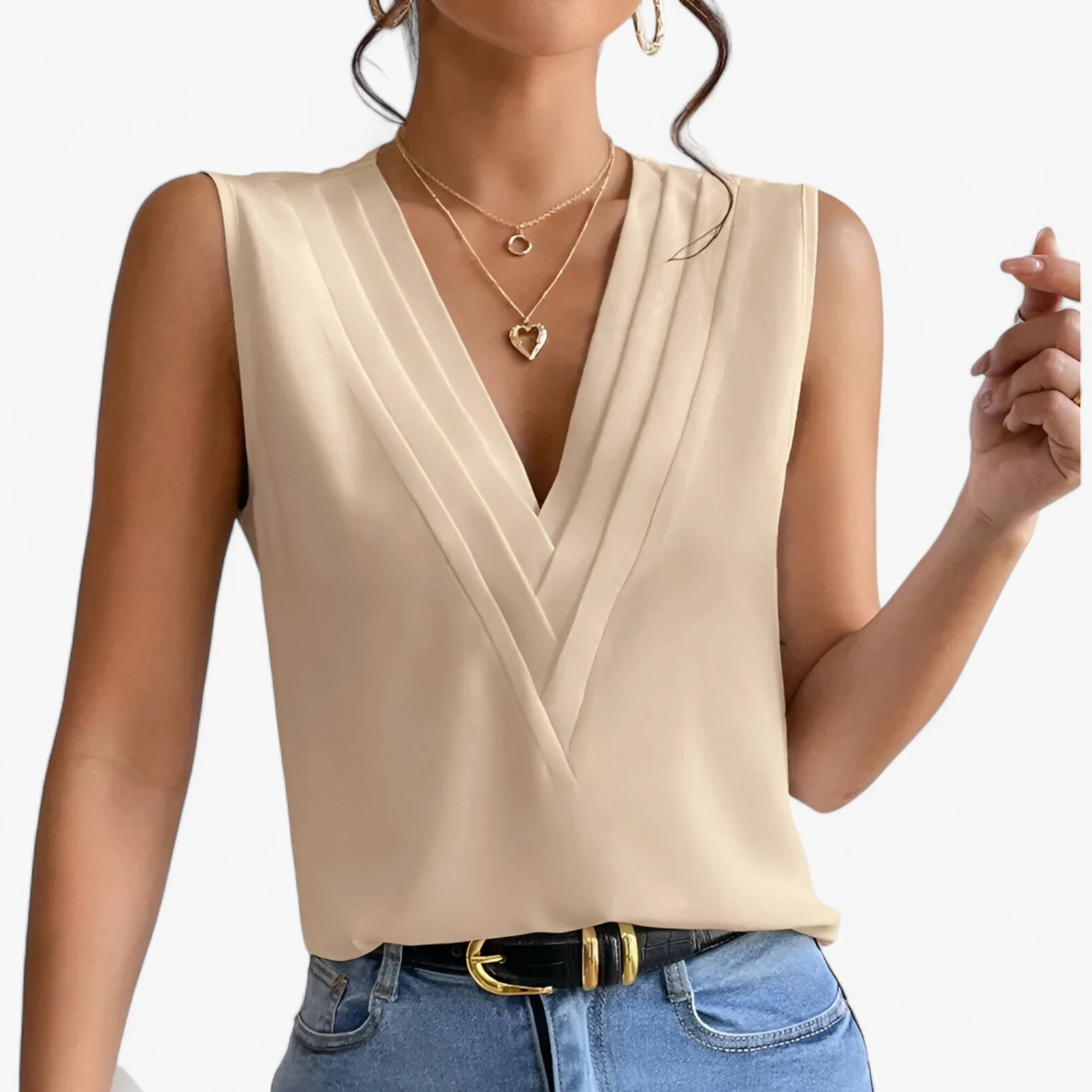 Heidi-Mode | Ärmellose Bluse - für Mühelosen Komfort - Image 5
