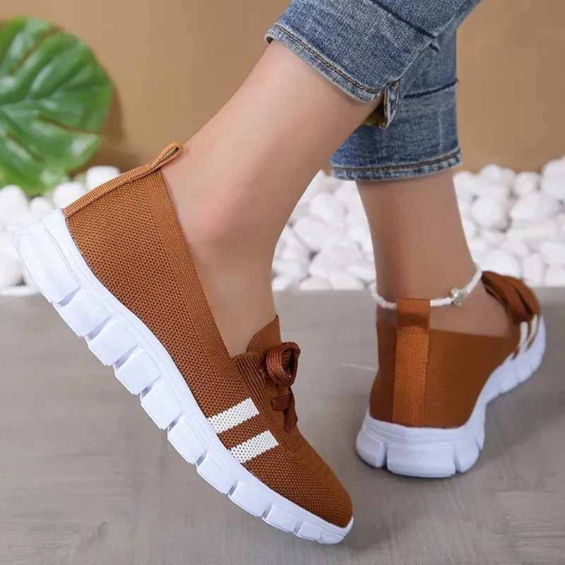 Heidi-Mode | Atmungsaktive Gestrickte Sneaker