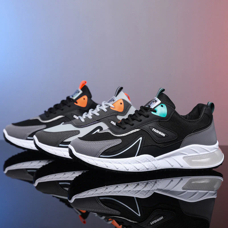 Heidi-Mode | Atmungsaktive Herren Sneaker mit Farbakzent - Image 7