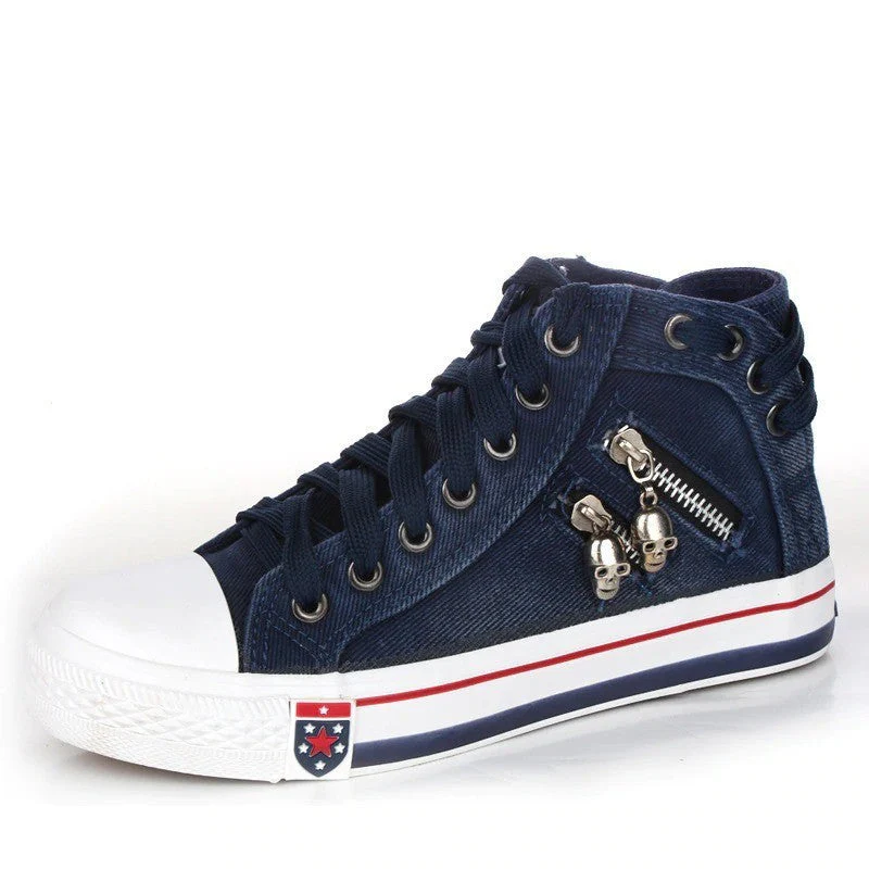 Heidi-Mode | Atmungsaktive High Top Sneaker für Damen In Übergröße - Image 3