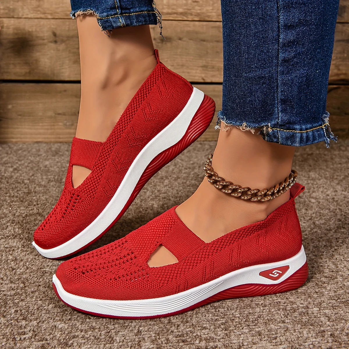 Heidi-Mode | Atmungsaktive Orthopädische Slip-On Sneakers für Damen - Image 7