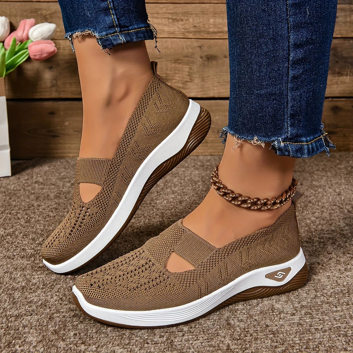 Heidi-Mode | Atmungsaktive Orthopädische Slip-On Sneakers für Damen - Image 8