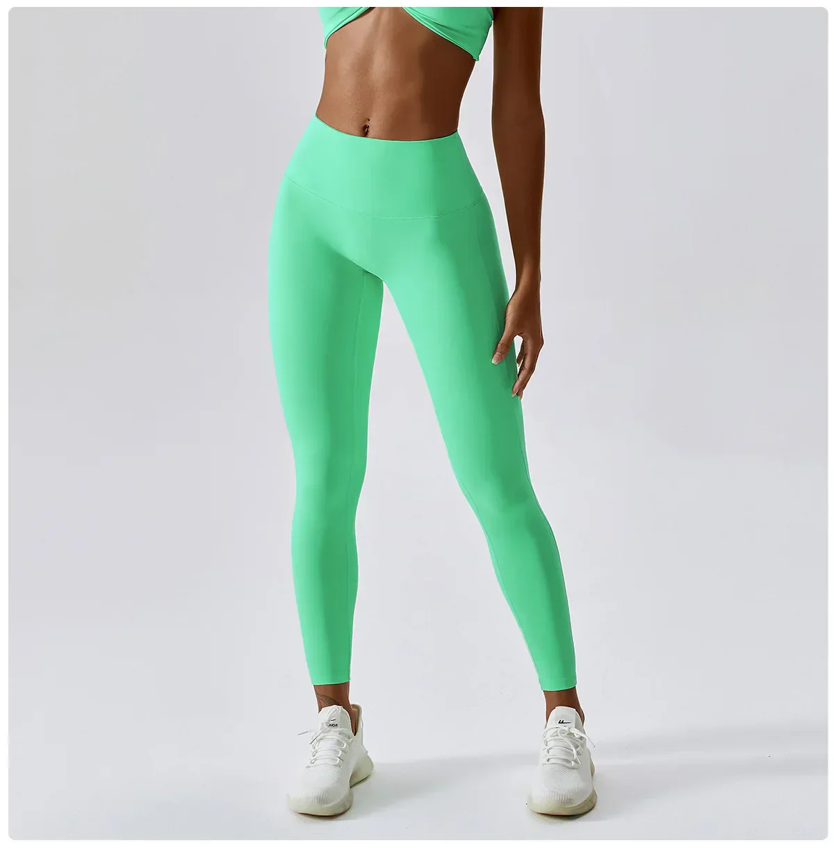 Heidi-Mode | Atmungsaktive Push-Up Yoga Leggings mit Pfirsich Hebung - Image 16