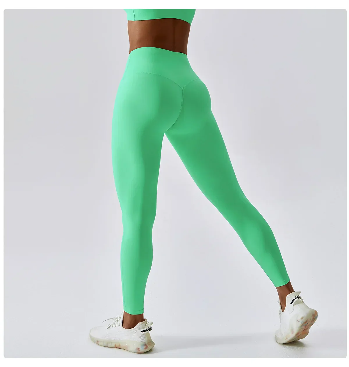 Heidi-Mode | Atmungsaktive Push-Up Yoga Leggings mit Pfirsich Hebung - Image 18