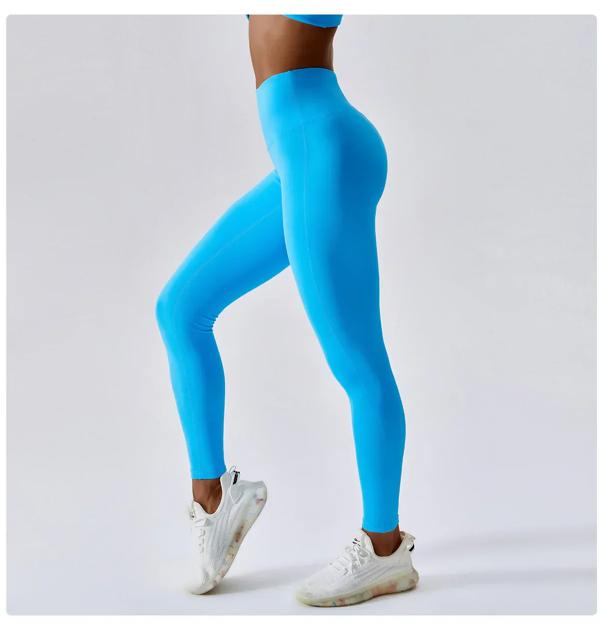 Heidi-Mode | Atmungsaktive Push-Up Yoga Leggings mit Pfirsich Hebung - Image 23