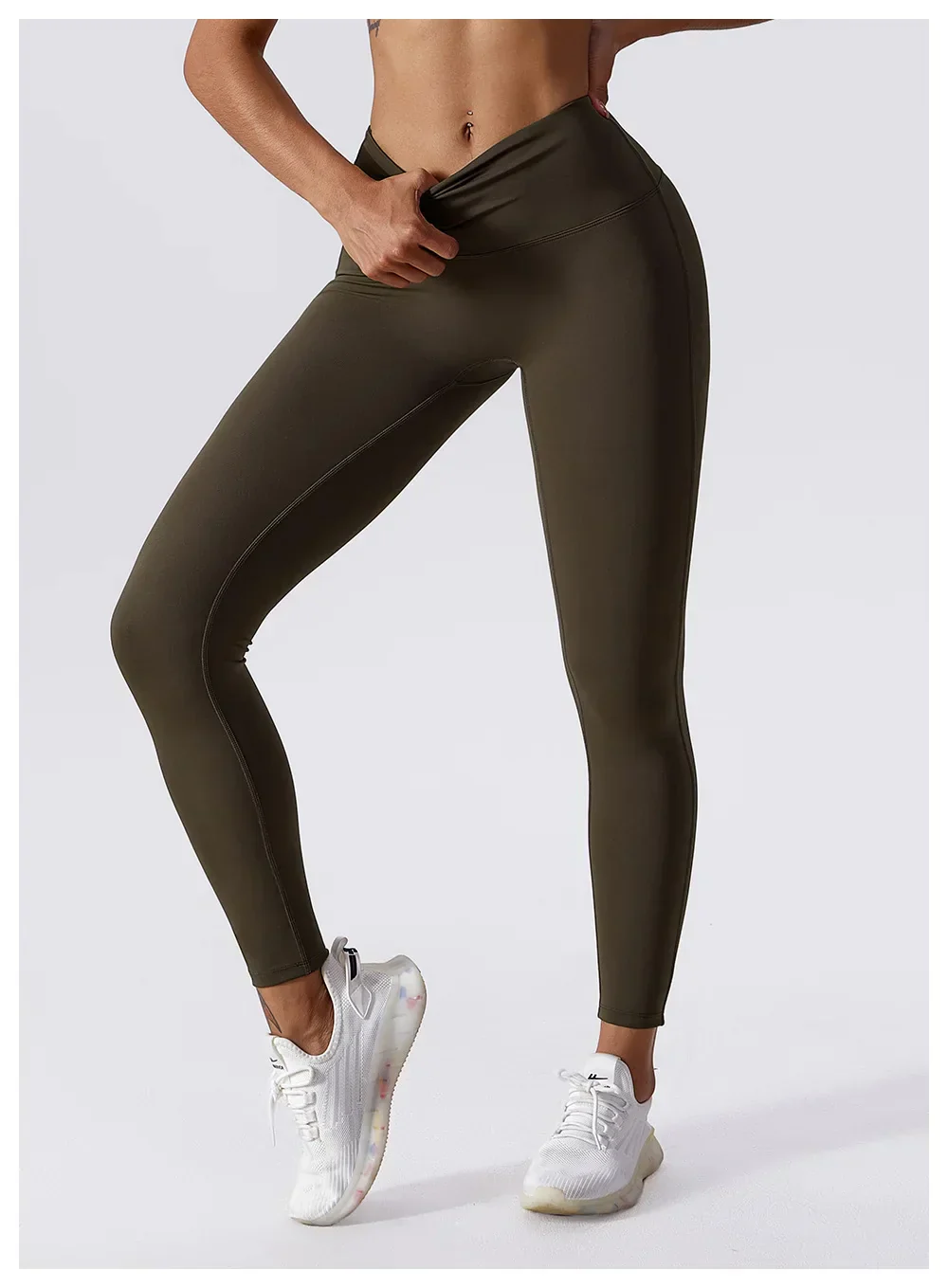 Heidi-Mode | Atmungsaktive Push-Up Yoga Leggings mit Pfirsich Hebung - Image 39
