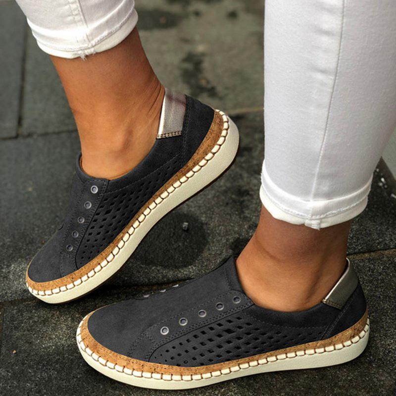 Heidi-Mode | Atmungsaktive Vulkanisierte Durchbrochene Leichte Sneakers - Image 3