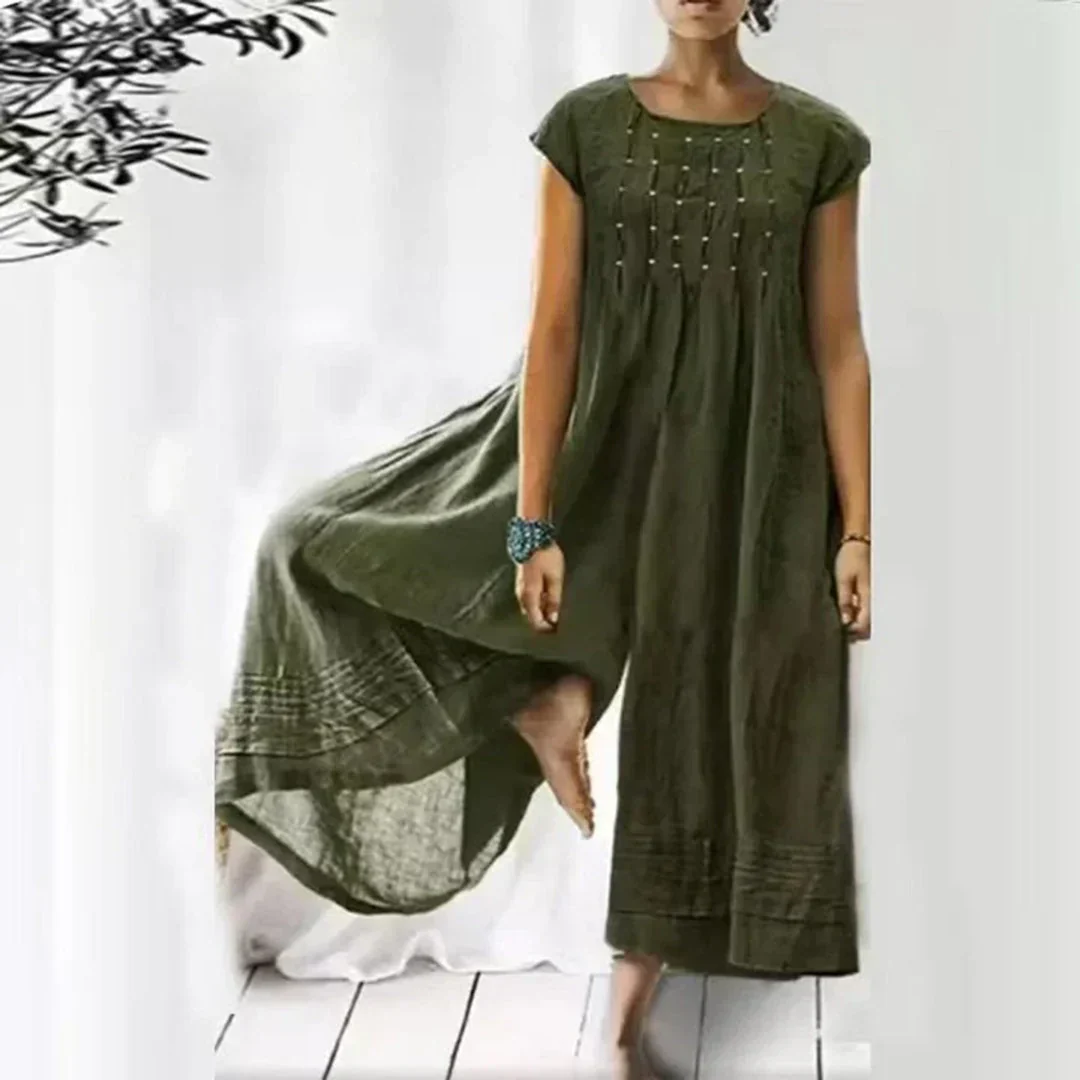 Heidi-Mode | Atmungsaktives Baumwoll-Leinen-Kleid - Image 5