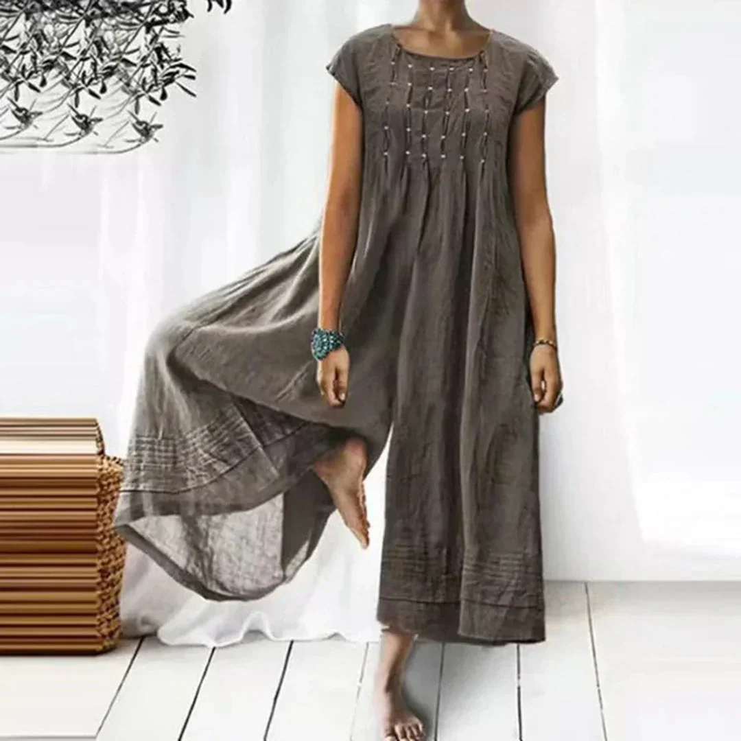 Heidi-Mode | Atmungsaktives Baumwoll-Leinen-Kleid - Image 6