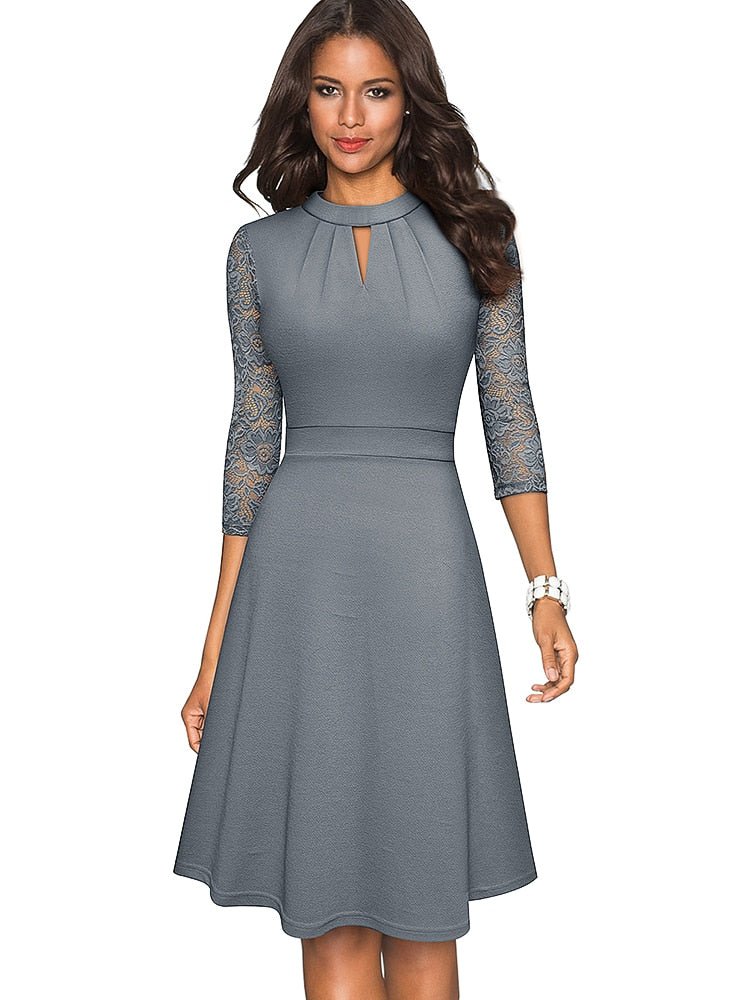 Heidi-Mode | Ausgehöhltes Spitzenkleid - Image 2