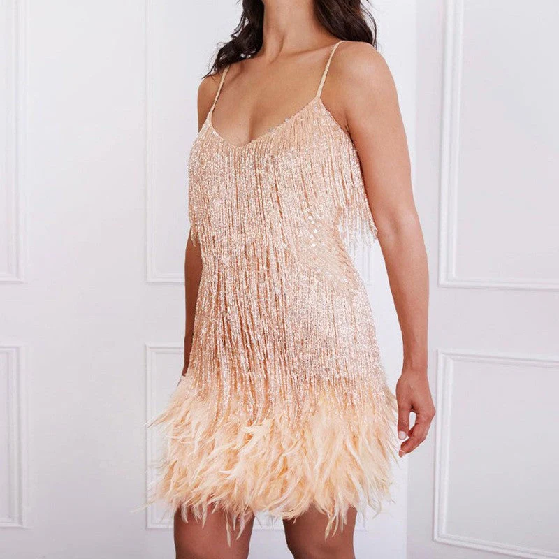 Heidi-Mode | Ausschnitt Trägerkleid mit Federstickerei - Image 5